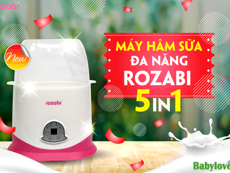 Giới thiệu máy hâm sữa Rozabi