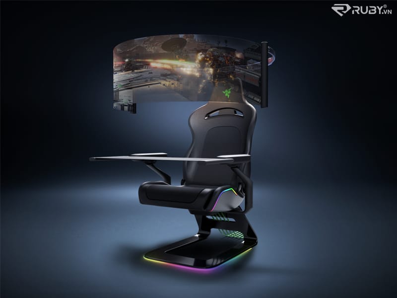Razer tung ra concept về mặt nạ thông minh và ghế chơi game với màn hình OLED 60 inch